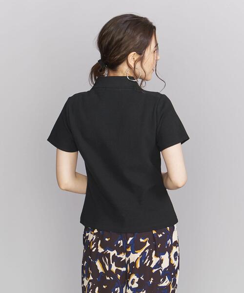 BEAUTY&YOUTH UNITED ARROWS(ビューティーアンドユースユナイテッドアローズ)の「コットン 畦 ポロシャツ -ウォッシャブル-(ポロシャツ・レディース・ブラック/その他1/その他2・FREE)」の11枚目の写真