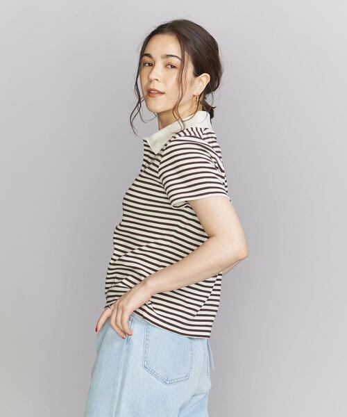 BEAUTY&YOUTH UNITED ARROWS(ビューティーアンドユースユナイテッドアローズ)の「コットン 畦 ポロシャツ -ウォッシャブル-(ポロシャツ・レディース・ブラック/その他1/その他2・FREE)」の13枚目の写真