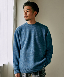 417 EDIFICE | 【Shaggy dog/シャギードッグ】ブリティッシュライク ウールニット(ニット/セーター)