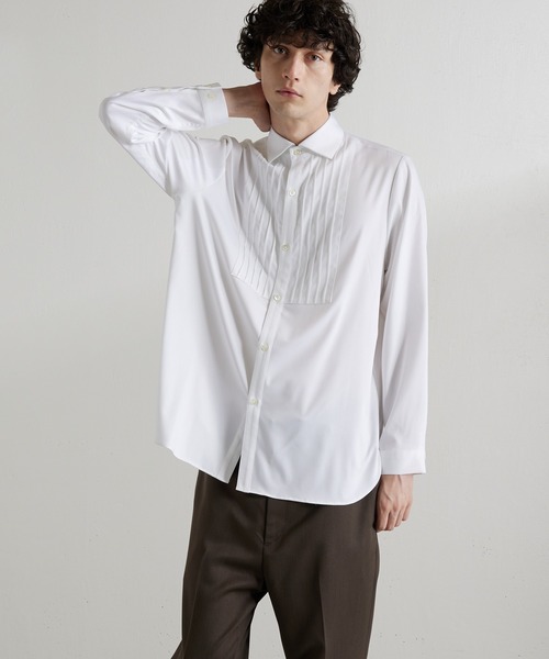 Lui's(ルイス)の「バンブーレーヨンサテンブザムシャツ(シャツ/ブラウス・メンズ・ホワイト/ブラック・SMALL/MEDIUM)」の21枚目の写真