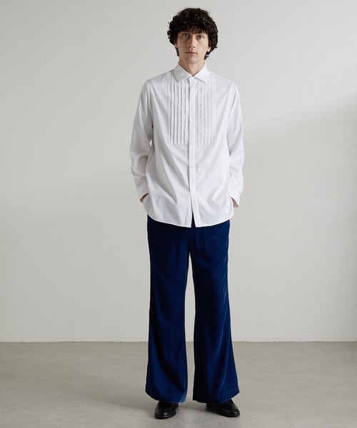 Lui's(ルイス)の「バンブーレーヨンサテンブザムシャツ(シャツ/ブラウス・メンズ・ホワイト/ブラック・SMALL/MEDIUM)」の22枚目の写真