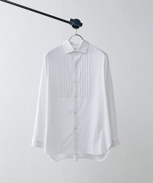 Lui's(ルイス)の「バンブーレーヨンサテンブザムシャツ(シャツ/ブラウス・メンズ・ホワイト/ブラック・SMALL/MEDIUM)」の5枚目の写真