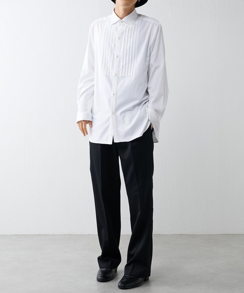 Lui's(ルイス)の「バンブーレーヨンサテンブザムシャツ(シャツ/ブラウス・メンズ・ホワイト/ブラック・SMALL/MEDIUM)」の8枚目の写真