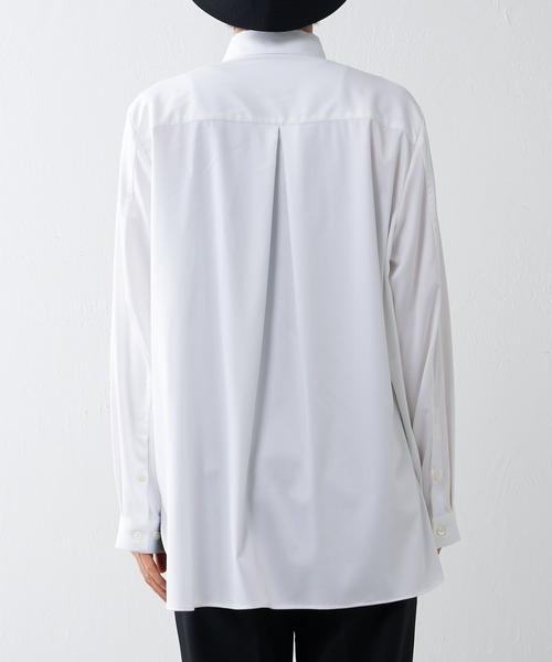 Lui's(ルイス)の「バンブーレーヨンサテンブザムシャツ(シャツ/ブラウス・メンズ・ホワイト/ブラック・SMALL/MEDIUM)」の16枚目の写真