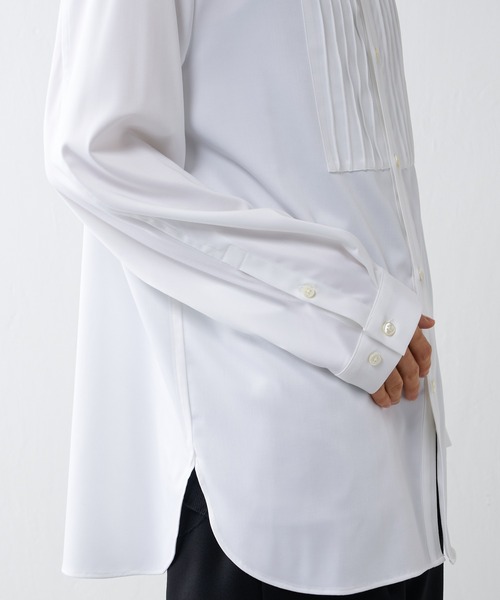 Lui's(ルイス)の「バンブーレーヨンサテンブザムシャツ(シャツ/ブラウス・メンズ・ホワイト/ブラック・SMALL/MEDIUM)」の12枚目の写真