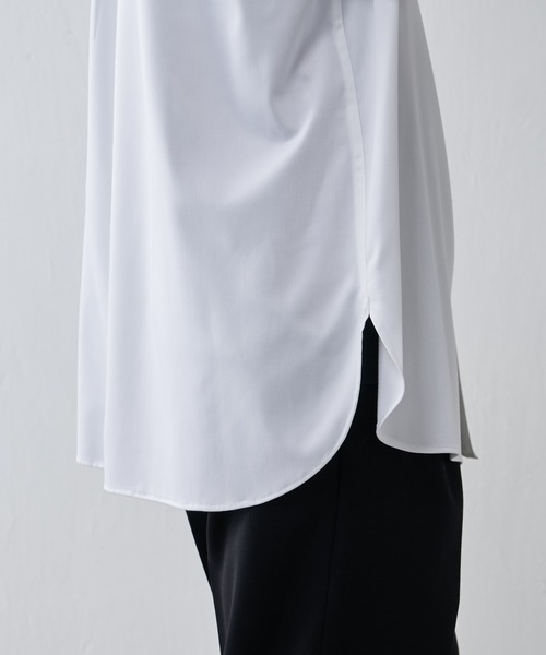 Lui's(ルイス)の「バンブーレーヨンサテンブザムシャツ(シャツ/ブラウス・メンズ・ホワイト/ブラック・SMALL/MEDIUM)」の11枚目の写真