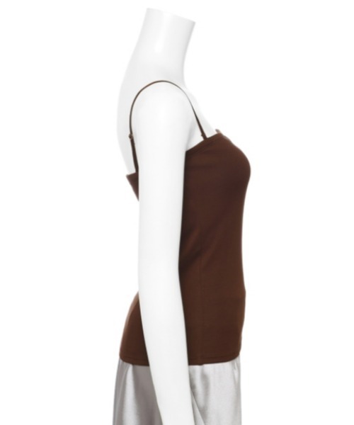 FRAY I.D（フレイアイディー）の「フライスベアトップ（チューブトップ・レディース・ブラック/ベージュ・FREE）」の5枚目の写真