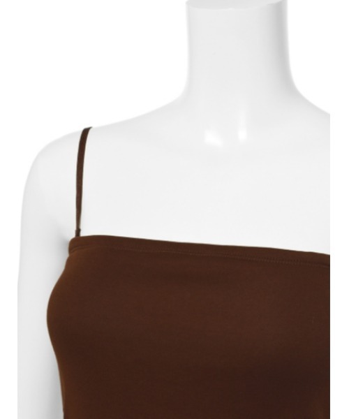 FRAY I.D（フレイアイディー）の「フライスベアトップ（チューブトップ・レディース・ブラック/ベージュ・FREE）」の6枚目の写真