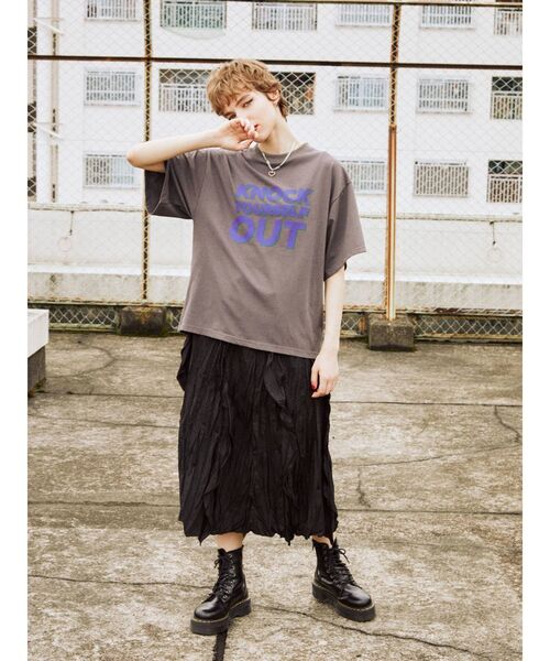 jouetie（ジュエティ）の「レイヤードセットアップ（ワンピース・レディース・ブラック/オフホワイト/ブルー・MEDIUM）」の15枚目の写真