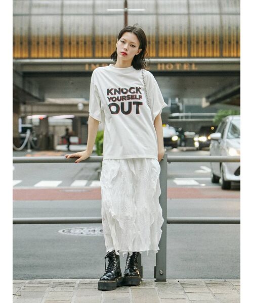 jouetie（ジュエティ）の「レイヤードセットアップ（ワンピース・レディース・ブラック/オフホワイト/ブルー・MEDIUM）」の20枚目の写真