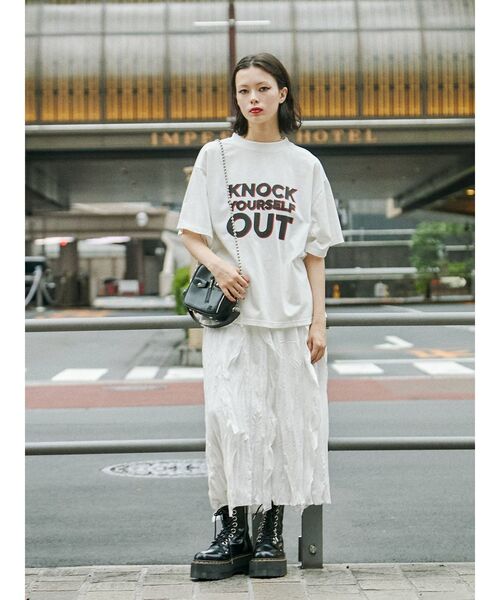 jouetie（ジュエティ）の「レイヤードセットアップ（ワンピース・レディース・ブラック/オフホワイト/ブルー・MEDIUM）」の21枚目の写真