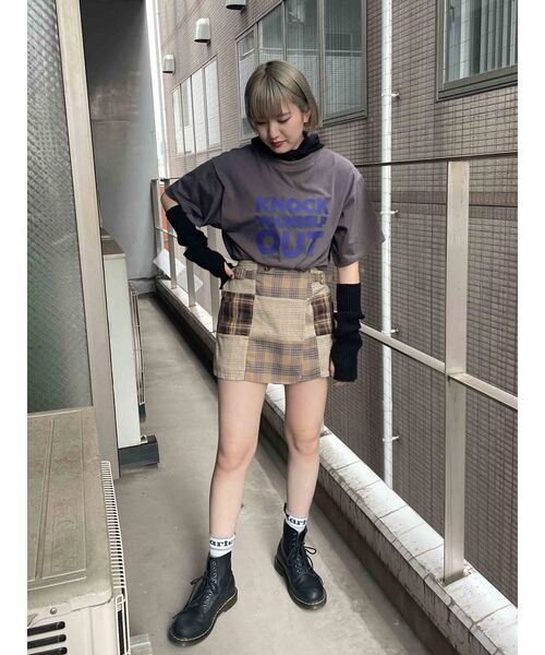 jouetie（ジュエティ）の「レイヤードセットアップ（ワンピース・レディース・ブラック/オフホワイト/ブルー・MEDIUM）」の7枚目の写真