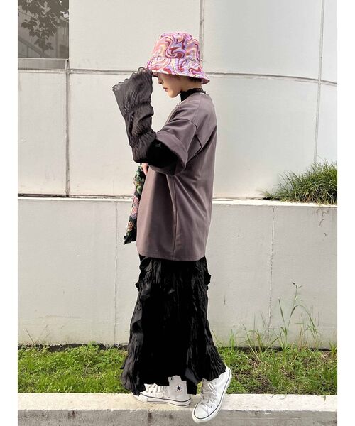 jouetie（ジュエティ）の「レイヤードセットアップ（ワンピース・レディース・ブラック/オフホワイト/ブルー・MEDIUM）」の10枚目の写真