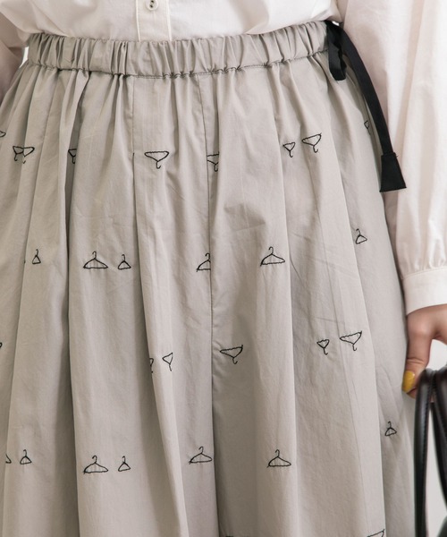 POU DOU DOU（プードゥドゥ）の「hanger刺繍ローンタックキュロット（その他パンツ・レディース・ブラック/グリーン/グレー系その他・3）」の19枚目の写真