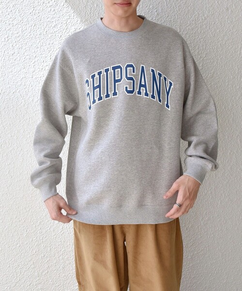 Champion（チャンピオン）の「【SHIPS any別注】Champion: ANYロゴ カレッジプリント クルーネック スウェット◇（スウェット・メンズ・ヘザーグレー/グリーン/ネイビー/ブラック/グレー・MEDIUM/LARGE）」の8枚目の写真