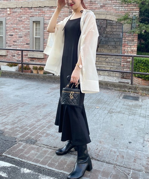 セール】アームカバーやレイヤードスタイルも合わせやすい。マルチWAY