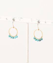 【airy】ミニフープピアス・14kgf【誕生石】