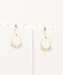 【airy】ミニフープピアス・14kgf【誕生石】