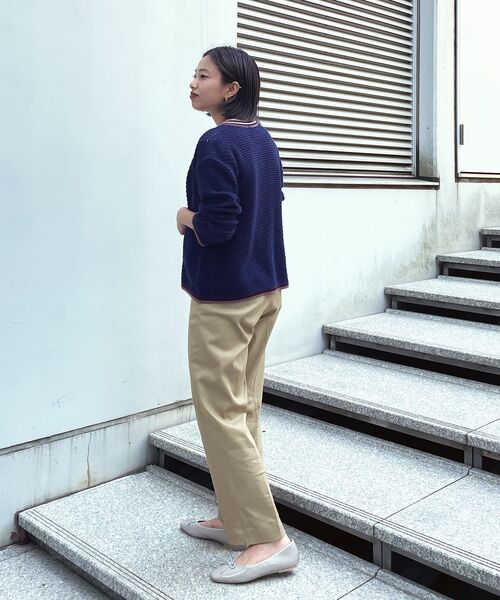 OPAQUE.CLIP（オペークドットクリップ）の「◆オーガニックコットン ベイカーパンツ【WEB限定サイズ】（その他パンツ・レディース・ブラック/カーキ/サンドベージュ・40/38/42/36/34）」の5枚目の写真