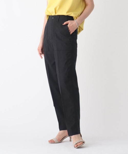 OPAQUE.CLIP（オペークドットクリップ）の「◆オーガニックコットン ベイカーパンツ【WEB限定サイズ】（その他パンツ・レディース・ブラック/カーキ/サンドベージュ・40/38/42/36/34）」の9枚目の写真