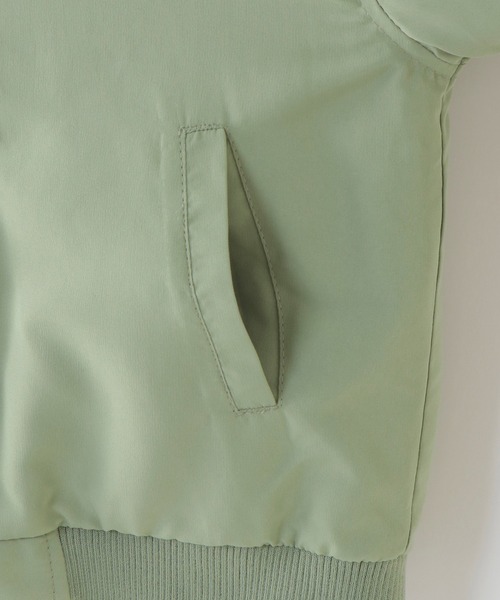 ikka（イッカ）の「【キッズ】リバーシブルフードボアブルゾン（120~160cm）（ブルゾン・キッズ・ベージュ/チャコールグレー/オリーブ・130/140/150/160/120）」の8枚目の写真