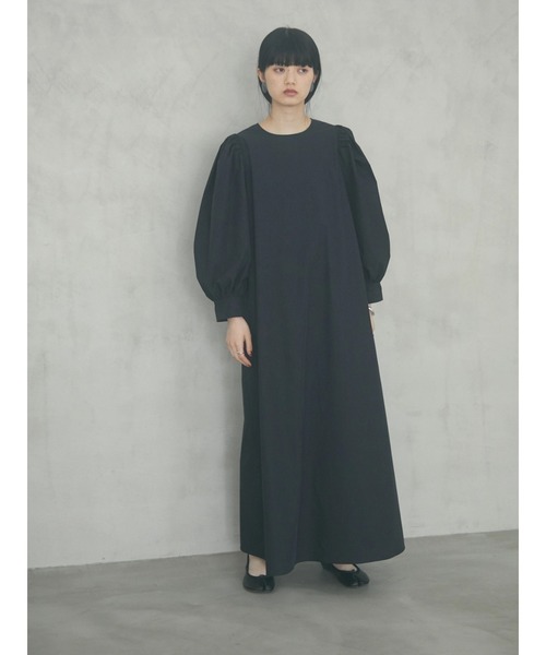 armonia（アルモニーア）の「armonia.ギャザースリーブワンピース（ワンピース・レディース・ベージュ/カーキ/ブラック・FREE）」の16枚目の写真