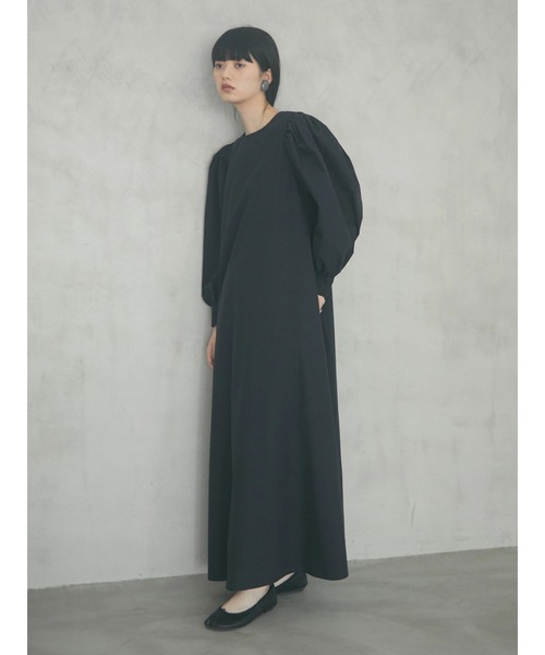 armonia（アルモニーア）の「armonia.ギャザースリーブワンピース（ワンピース・レディース・ベージュ/カーキ/ブラック・FREE）」の17枚目の写真