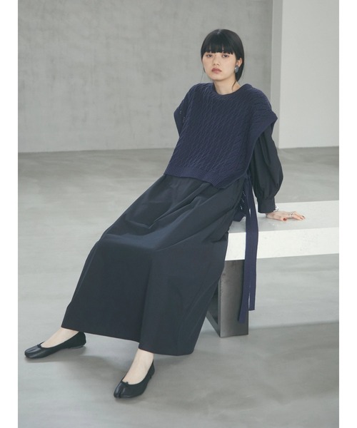 armonia（アルモニーア）の「armonia.ギャザースリーブワンピース（ワンピース・レディース・ベージュ/カーキ/ブラック・FREE）」の20枚目の写真