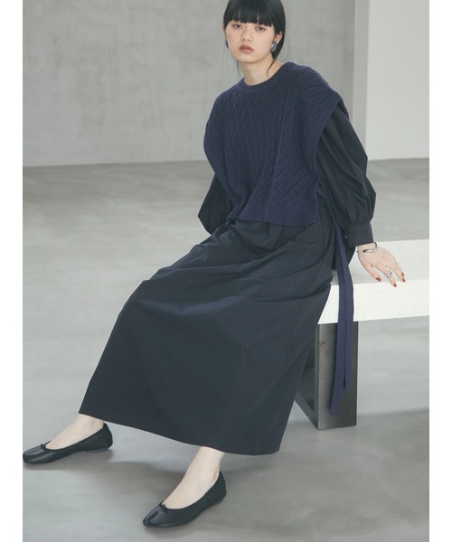 armonia（アルモニーア）の「armonia.ギャザースリーブワンピース（ワンピース・レディース・ベージュ/カーキ/ブラック・FREE）」の21枚目の写真