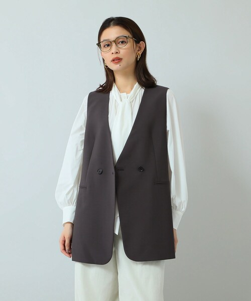 UNTITLED リッチドライウールベスト 【公式通販】