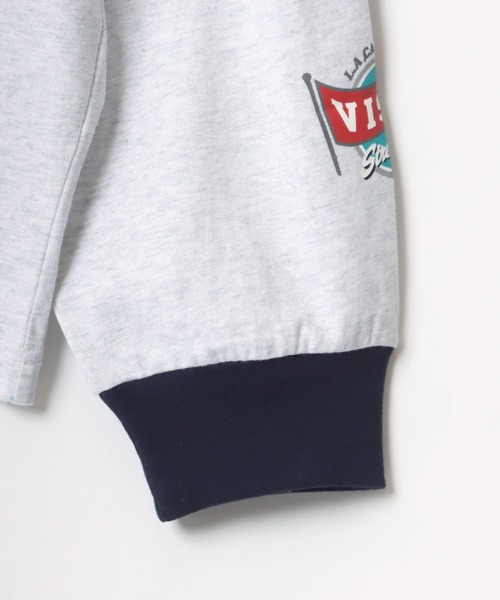 VISION STREET WEAR(ヴィジョンストリートウェア)の「VISION STREET WEAR/ヴィジョンストリートウエア ビッグシルエット ロゴ リブライン バイカラー/リンガー 袖プリント ロングスリーブTシャツ/レディース メンズ ロンT(Tシャツ/カットソー・メンズ・ライトグレー/ブラック/グリーン/ホワイト系その他/ブラック系その他/グレー系その他/ブルー系その他・LL/M/L)」の22枚目の写真