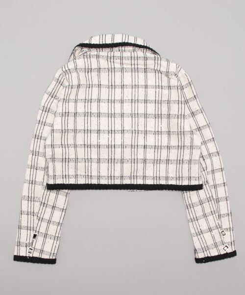 Sister Jane（シスタージェーン）の「SisterJane/シスタージェーン/Broadway Tweed Cropped Blazer（テーラードジャケット・レディース・ホワイト・SMALL/MEDIUM）」の5枚目の写真