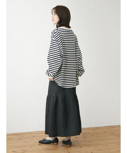 Green　Parks（グリーンパークス）の「袖ボリュームカットプルオーバー（Tシャツ/カットソー・レディース・ホワイト/グリーン/その他7・FREE）」の16枚目の写真