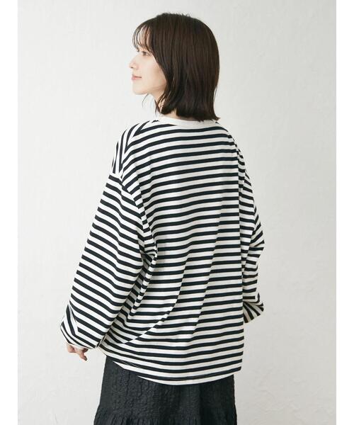 Green　Parks（グリーンパークス）の「袖ボリュームカットプルオーバー（Tシャツ/カットソー・レディース・ホワイト/グリーン/その他7・FREE）」の11枚目の写真