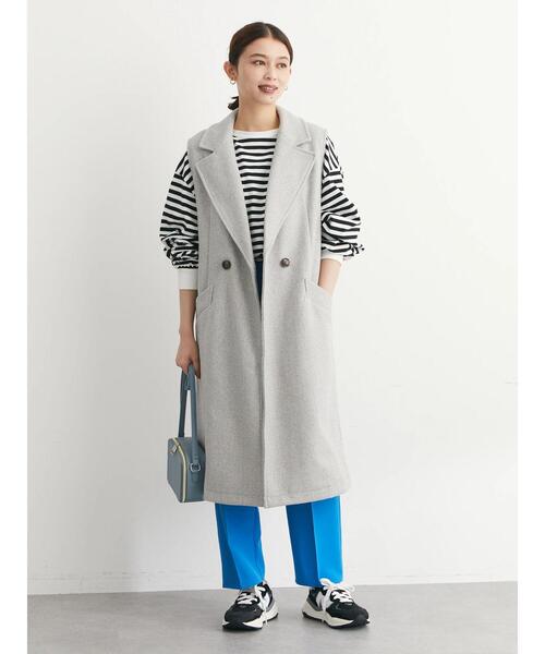 Green　Parks（グリーンパークス）の「袖ボリュームカットプルオーバー（Tシャツ/カットソー・レディース・ホワイト/グリーン/その他7・FREE）」の20枚目の写真