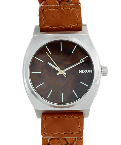 NIXON(ニクソン)の「NIXON / THE TIME TELLER LEATHER(アナログ腕時計・メンズ・ブラック/その他1/ダークブラウン/グリーン/ブルー/ネイビー・ONE SIZE)」の6枚目の写真