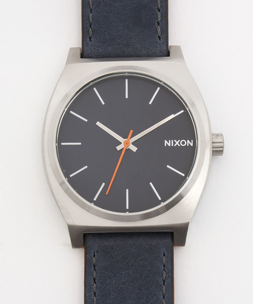 NIXON(ニクソン)の「NIXON / THE TIME TELLER LEATHER(アナログ腕時計・メンズ・ブラック/その他1/ダークブラウン/グリーン/ブルー/ネイビー・ONE SIZE)」の1枚目の写真