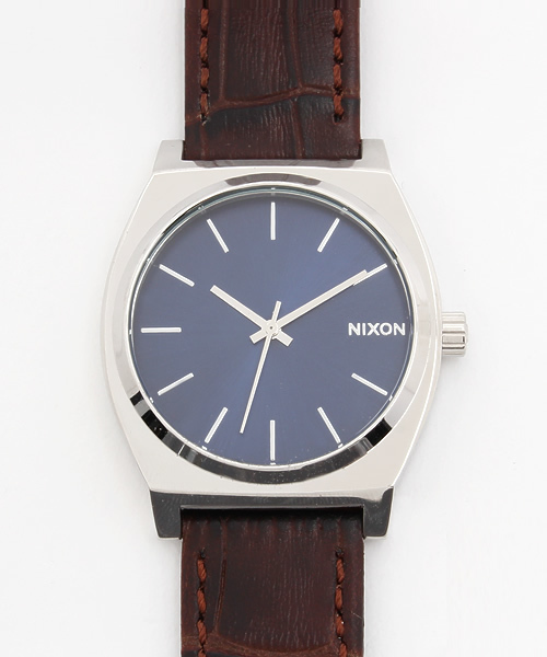 NIXON(ニクソン)の「NIXON / THE TIME TELLER LEATHER(アナログ腕時計・メンズ・ブラック/その他1/ダークブラウン/グリーン/ブルー/ネイビー・ONE SIZE)」の5枚目の写真