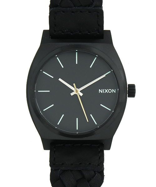 NIXON(ニクソン)の「NIXON / THE TIME TELLER LEATHER(アナログ腕時計・メンズ・ブラック/その他1/ダークブラウン/グリーン/ブルー/ネイビー・ONE SIZE)」の2枚目の写真