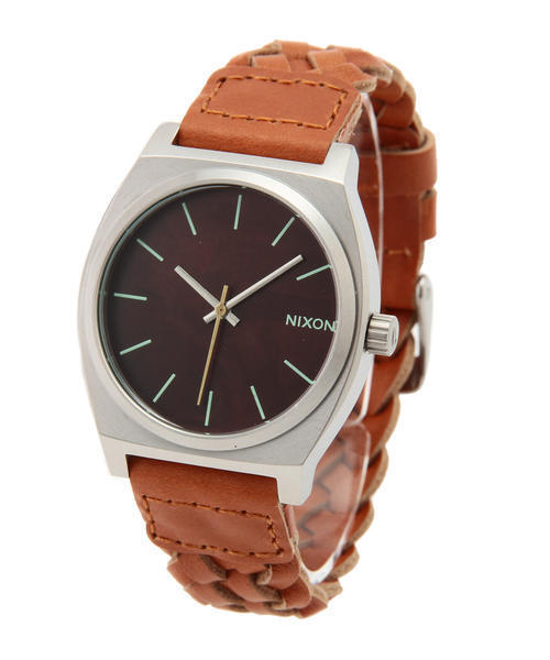 NIXON(ニクソン)の「NIXON / THE TIME TELLER LEATHER(アナログ腕時計・メンズ・ブラック/その他1/ダークブラウン/グリーン/ブルー/ネイビー・ONE SIZE)」の10枚目の写真