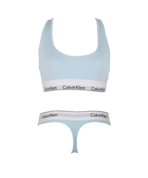 Calvin Klein（カルバン・クライン）の「Calvin Klein カルバンクライン ブラ＆ショーツ ブラセット 上下セット レディース アンダーウェア 下着 スポブラ セットアップ（ブラ&ショーツ・レディース・グレー/パープル/グリーン/グリーン系その他/パープル系その他/ブルー系その他/ブルー/ブラック/ピンク/レッド/レッド系その他/ブラック系その他/グレー系その他/ピンク系その他・4/5/1/6/2/3/7/8/9）」の8枚目の写真