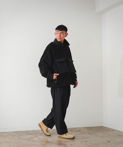 BEAMS(ビームス)の「BEAMS / M65 フリース ジャケット(ブルゾン・メンズ・ブラック/オリーブ・S/M/L/XL)」の7枚目の写真