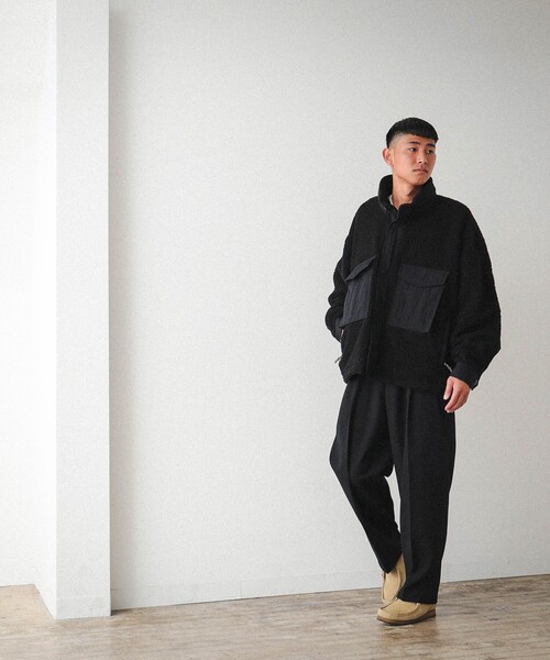 BEAMS(ビームス)の「BEAMS / M65 フリース ジャケット(ブルゾン・メンズ・ブラック/オリーブ・S/M/L/XL)」の8枚目の写真
