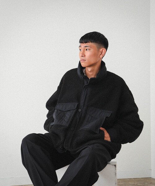 BEAMS(ビームス)の「BEAMS / M65 フリース ジャケット(ブルゾン・メンズ・ブラック/オリーブ・S/M/L/XL)」の12枚目の写真