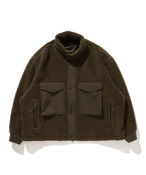 BEAMS DESIGN フリースジャケット ⭐︎メンズOサイズ ゼット 野球 フリースパーカー ジャケット メンズ ビームス