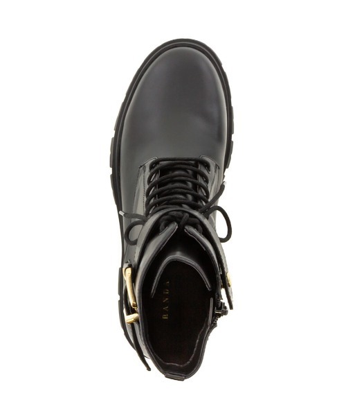 RANDA(ランダ)の「2WAY レースアップトラックソールブーツ(ブーツ・レディース・ブラック/ダークブラウン・LL/M/L/S)」の10枚目の写真