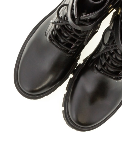 RANDA(ランダ)の「2WAY レースアップトラックソールブーツ(ブーツ・レディース・ブラック/ダークブラウン・LL/M/L/S)」の11枚目の写真