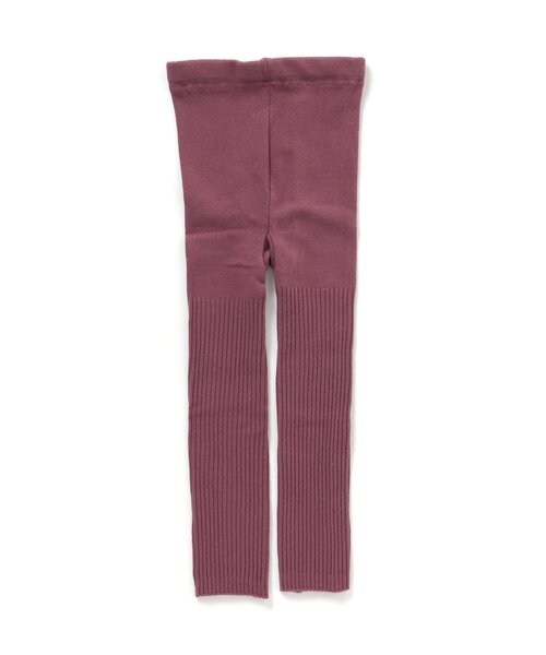 apres les cours（アプレレクール）の「ベーシックリブレギンス（レギンス/スパッツ・キッズ・ブラック/ベージュ/キナリ/ブラウン/ピンク・80/90/100/110/120/140）」の5枚目の写真