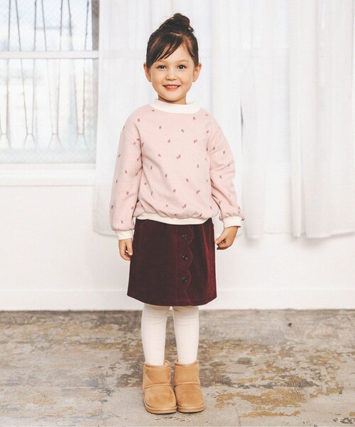 apres les cours（アプレレクール）の「ベーシックリブレギンス（レギンス/スパッツ・キッズ・ブラック/ベージュ/キナリ/ブラウン/ピンク・80/90/100/110/120/140）」の17枚目の写真