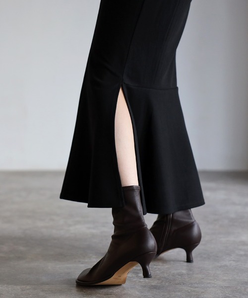 Bonjour Sagan(ボンジュールサガン)の「ストレッチマーメイドスカート(スカート・レディース・ブラック/グリーン/モカ・FREE)」の19枚目の写真